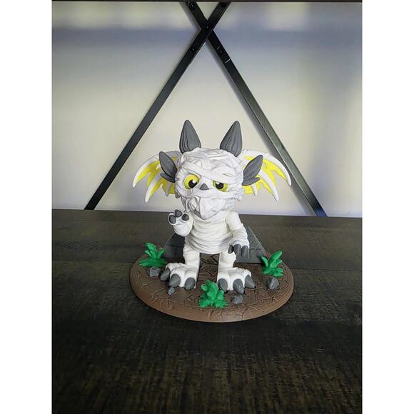 Tutankiss the Mummy Dragon 3d Figure with Base - Picture 8 of 8